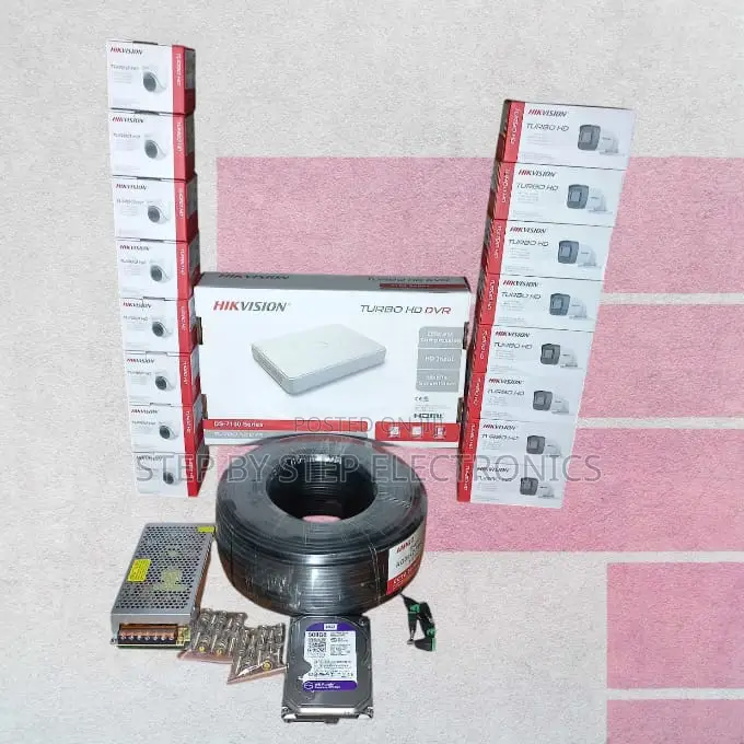 Affordable Hikvision 16 1080p 2mp Cameras Complete Security System Kit