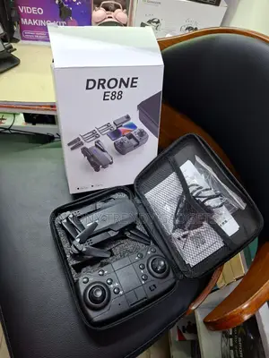 E88 Drone With 4k Hd Dual Camera & Foldable Design