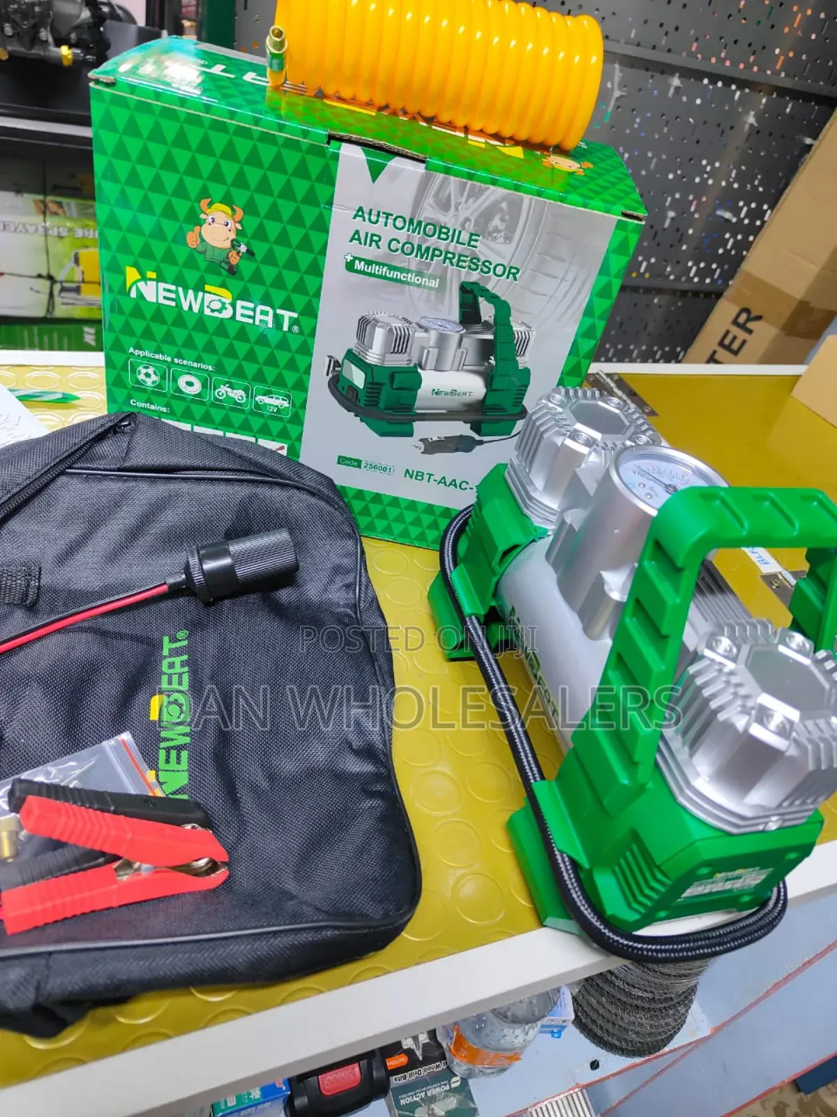 Newbeat 120psi Air Compressor 2 Cylinder