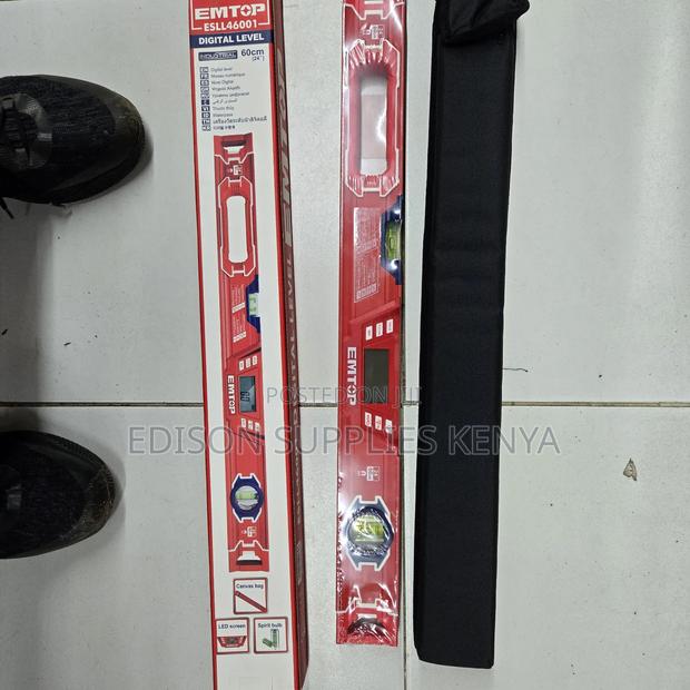 Digital Spirit Level Emtop 60cm Inclinometer LCD Protractor - thumbnail 2