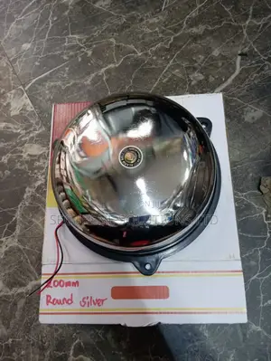 220v 200mm 8" Metal Electric Round Alarm Bell Silver