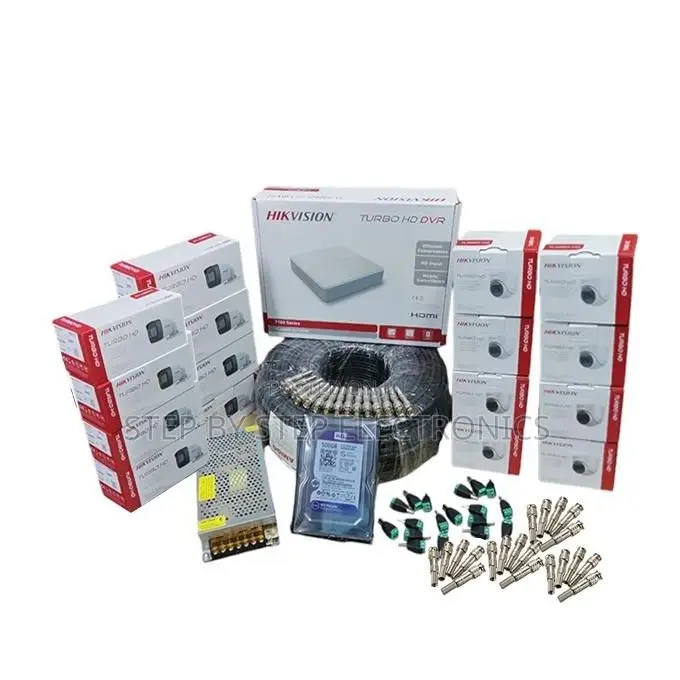 16 (Dome and Bullets )1080p Hikvision CCTV Cameras Installation Kit