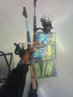 Fishing Complete Kit 3000 Reel 3.5 Meter Rod, Hooks, Bait - thumbnail 2