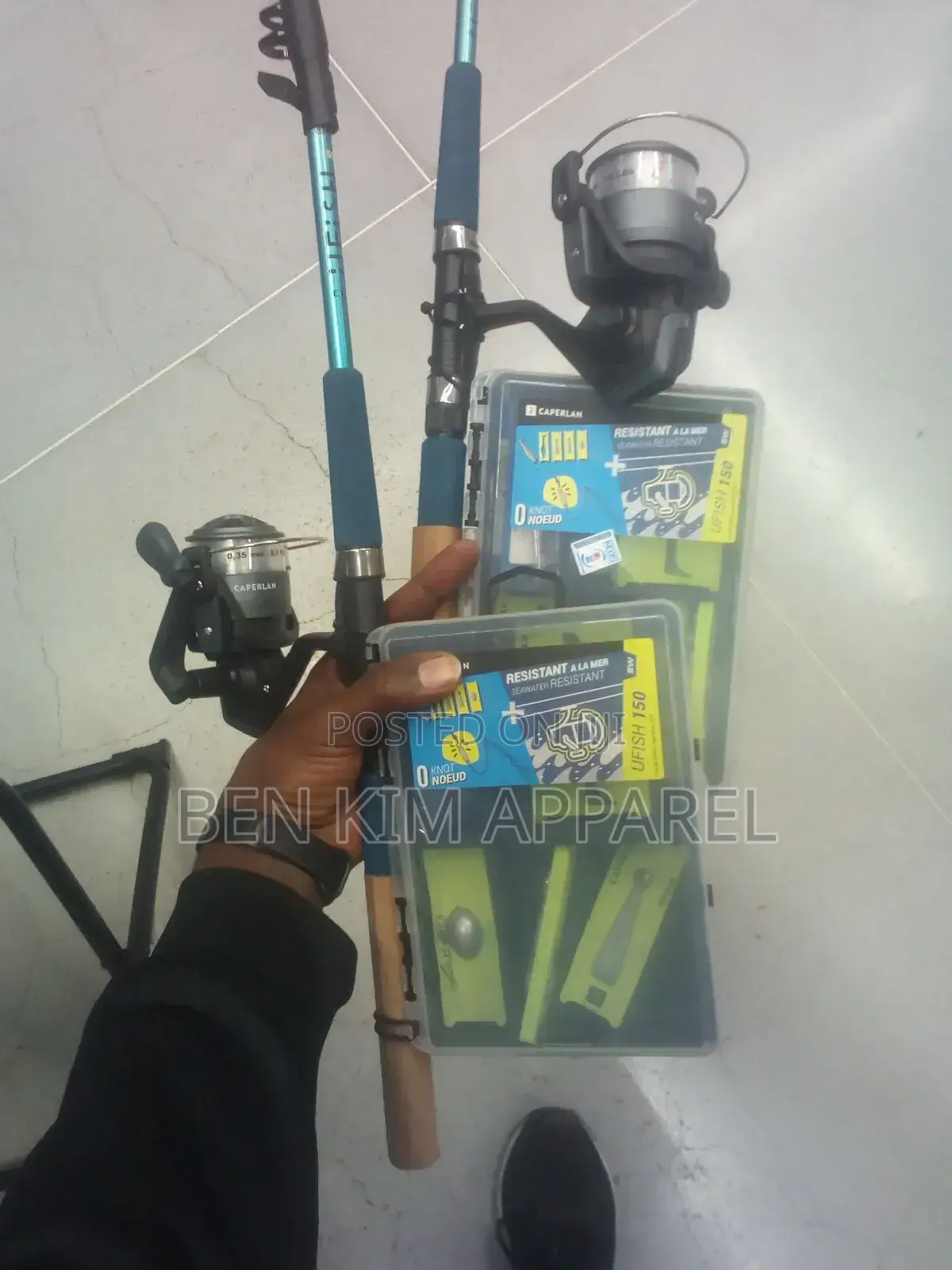 Fishing Complete Kit 3000 Reel 3.5 Meter Rod, Hooks, Bait