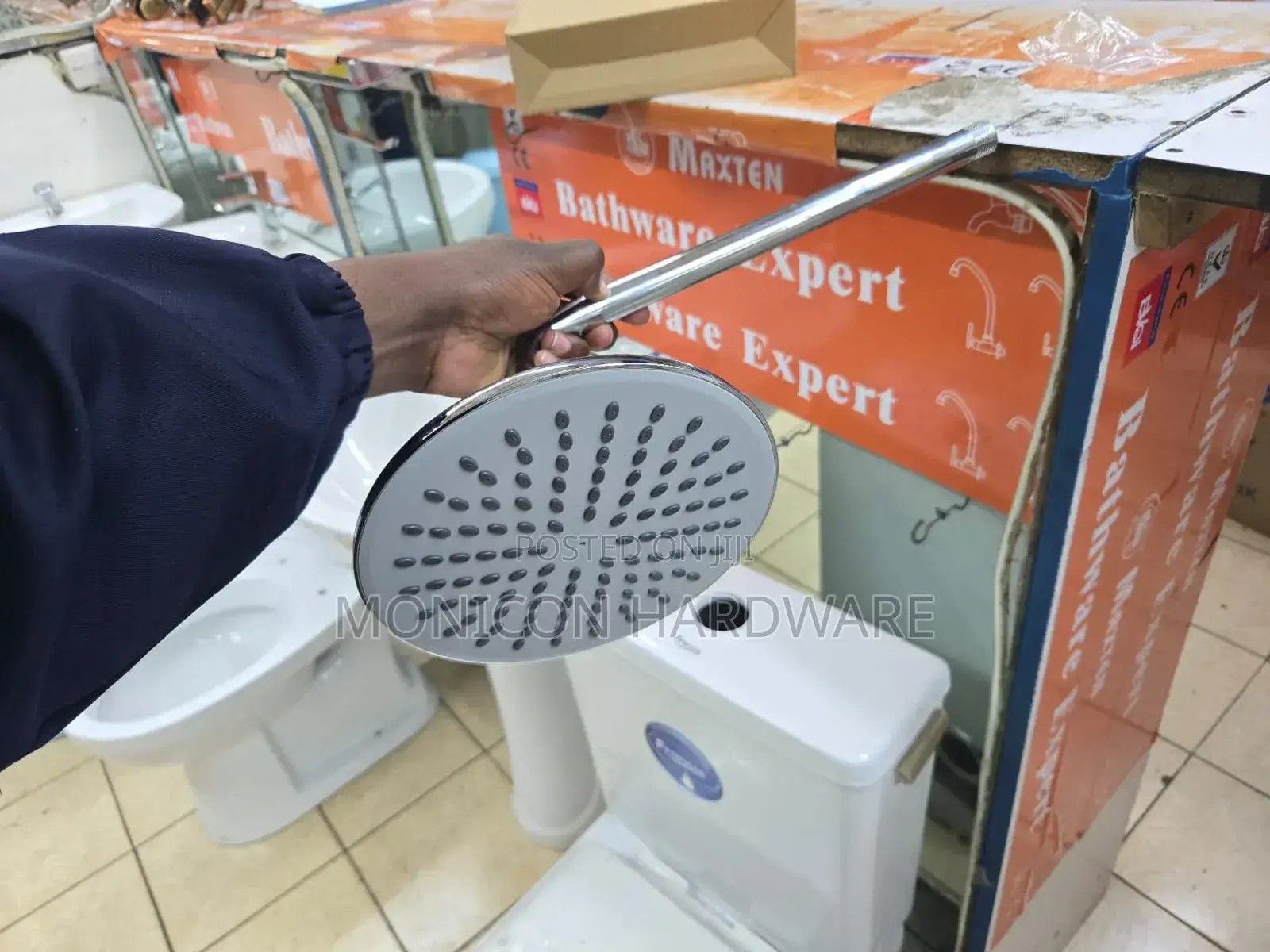 Shower Head Plus It's Arm