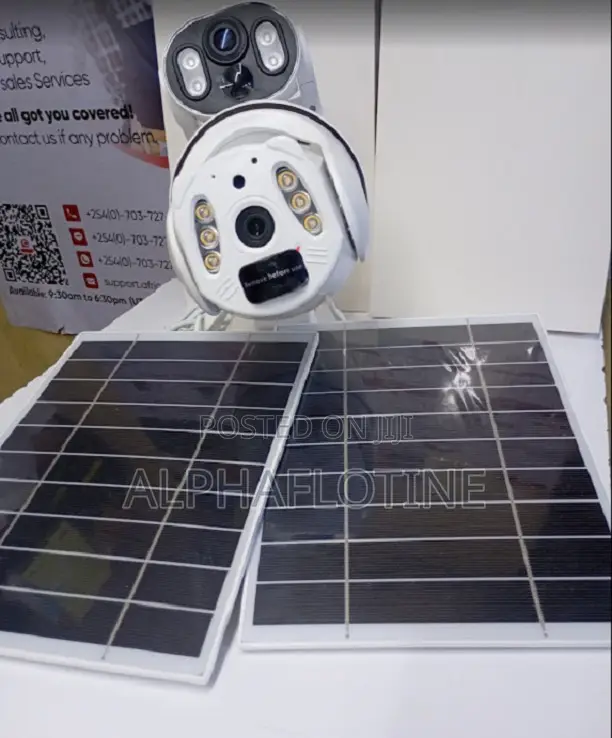 Solar Power Dual Lenses 4g Connectivity PTZ Camera