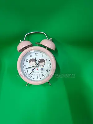 Classic Twin Bell Analog Alarm Clock – Loud Wake Up Ringer