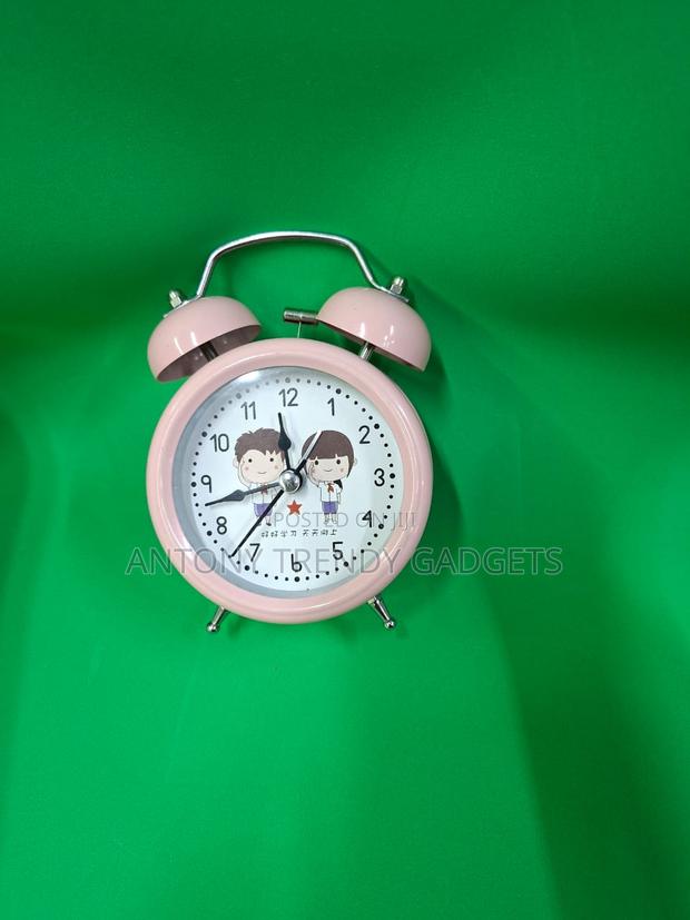 Classic Twin Bell Analog Alarm Clock – Loud Wake Up Ringer - thumbnail 3