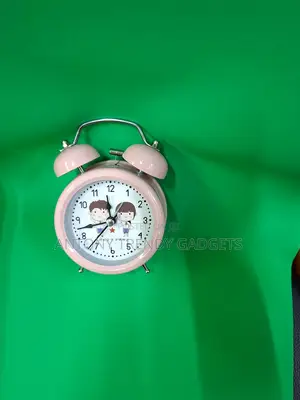 Vintage Twin Bell Alarm Clock – Non-ticking Analog Design