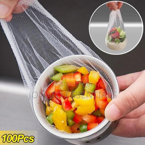 100pc Disposable Sink Filter Mesh Bags, Sink Strainer