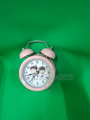 Silent Sweep Twin Bell Analog Alarm Clock – No Ticking