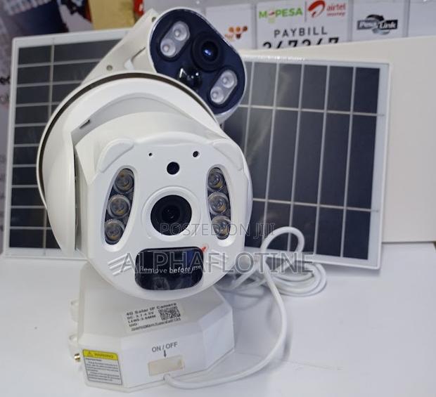 4g U Box Dual Lens Intelligent 6 Mp Solar Energy PTZ Outdoor Camera