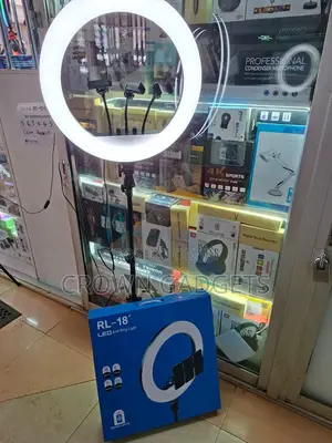Rl-18" Soft Led Ring Light With Adjustable Stand for Photography