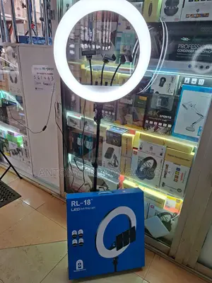 Rl-18" Soft Led Ring Light With Stand For Makeup & Live Streaming