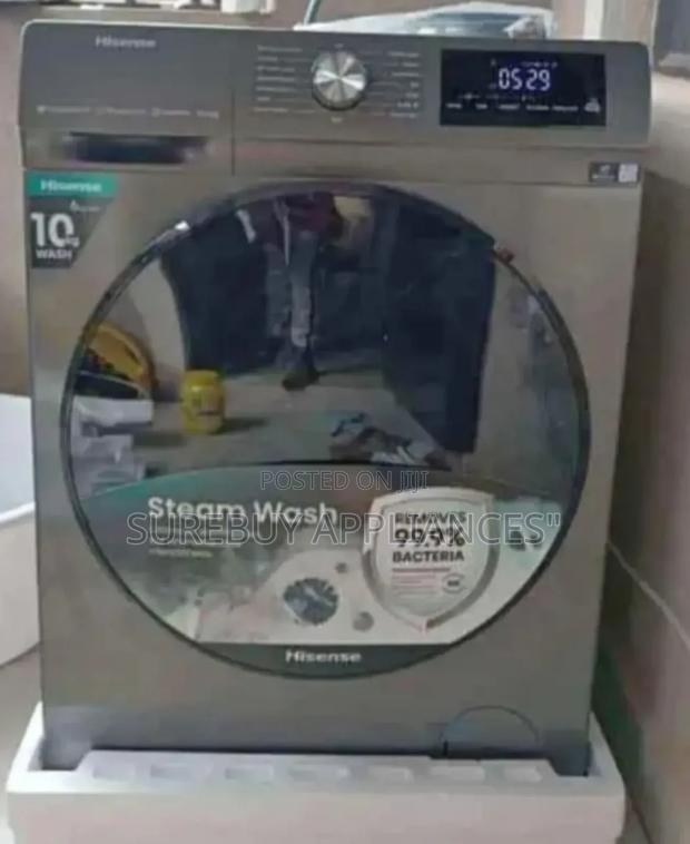 Hisense 10/6kg Wash Dry Washing Machine Front Load - main view