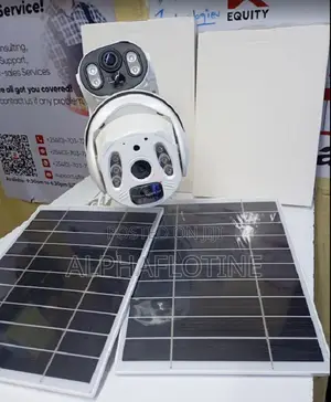 Intelligent 6 Mp Solar Energy PTZ With Sim Card Slot Outdoor Camera