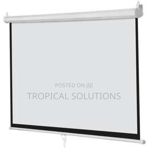 Projector Screen Manual Screen 200cm×200cm - main view