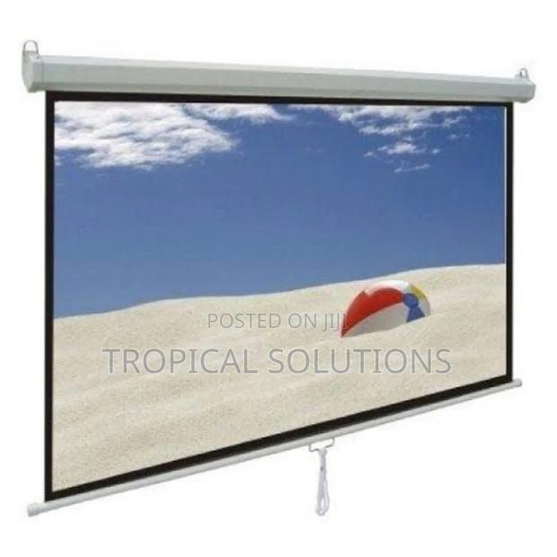 Projector Screen Manual Screen 200cm×200cm - thumbnail 2