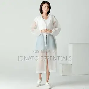 Unisex Raincoat With Hood, Waterproof Reusable, All Sizes