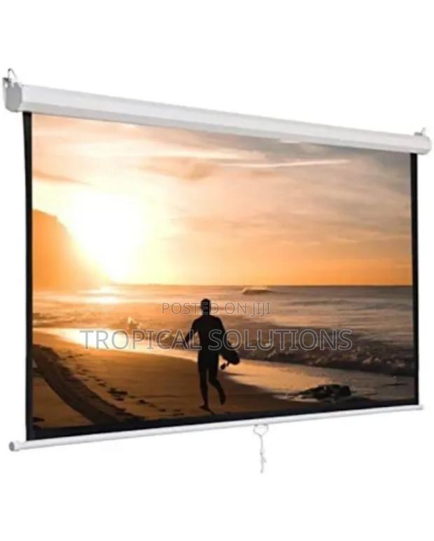 Manual Projector Screen 240cm×240cm - thumbnail 2