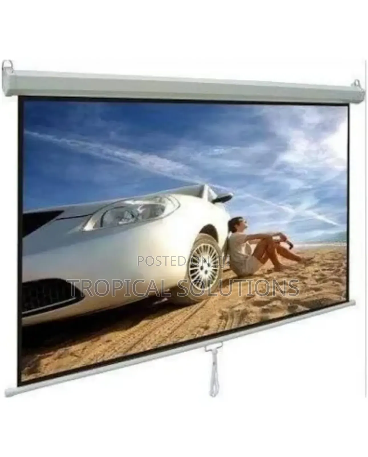 Manual Projector Screen 240cm×240cm