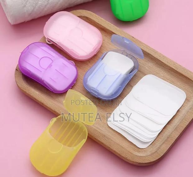 20 PCS Disposable Travel Soap Paper - main view