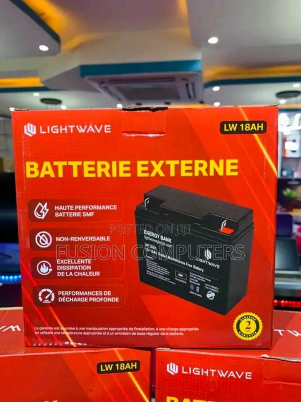 Lightwave 12v 18ah Ups Battery - thumbnail 3