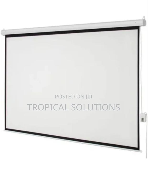 Electric Projector Screen 240cm×240cm Available