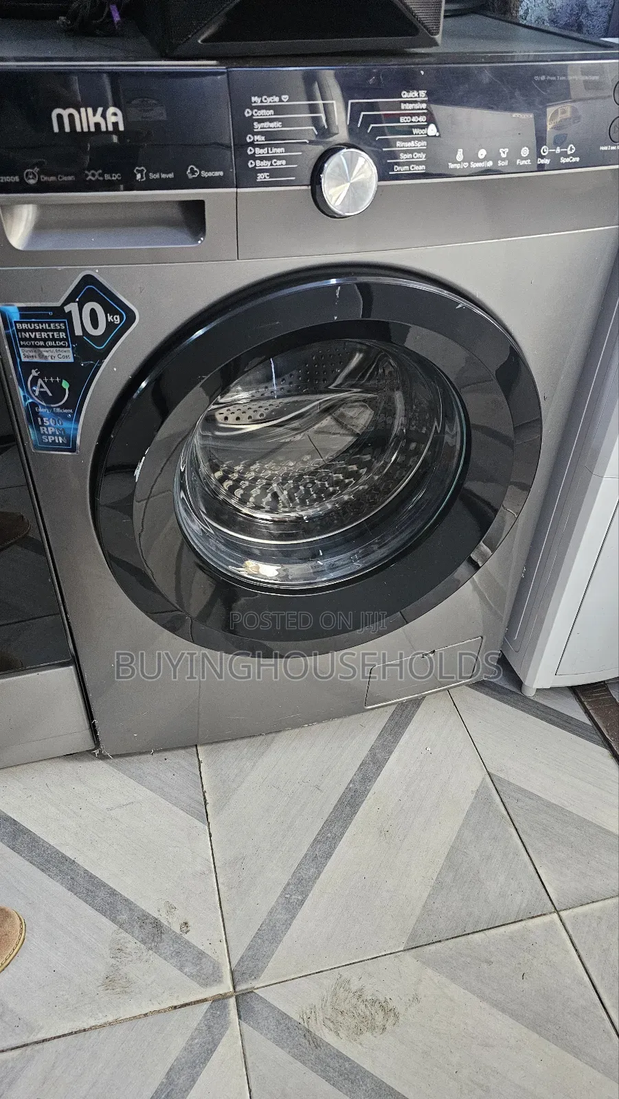Mika 10kg Front Load Washing Machine