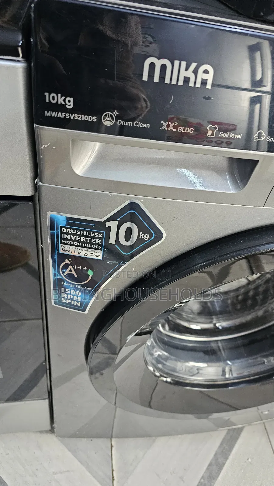 Mika 10kg Front Load Washing Machine