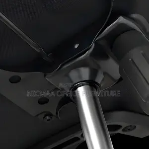 Office Seat: With Headrest Ergonomic Mesh Black Seat