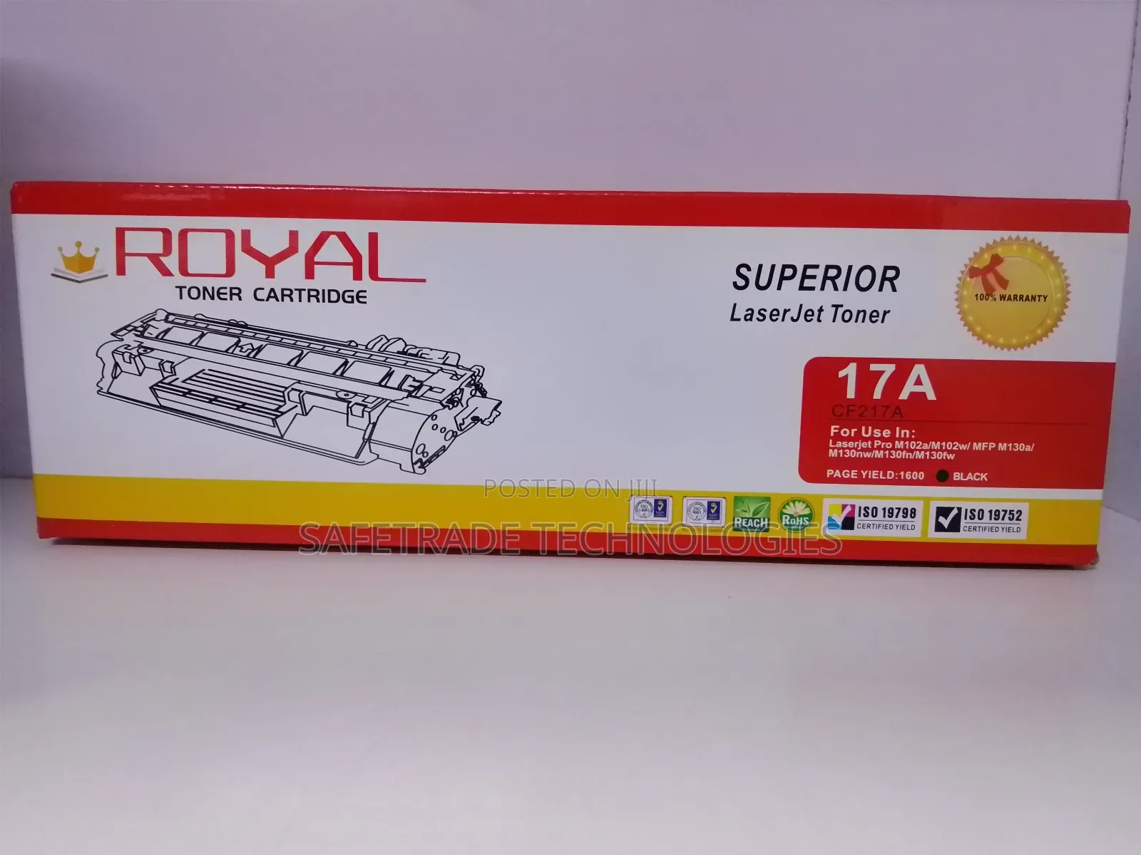 High Quality Royal Cartridge Toner 17a