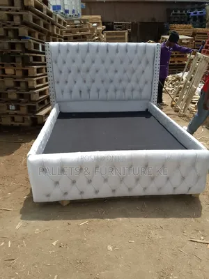 Ivory Luxe Upholstery Bed