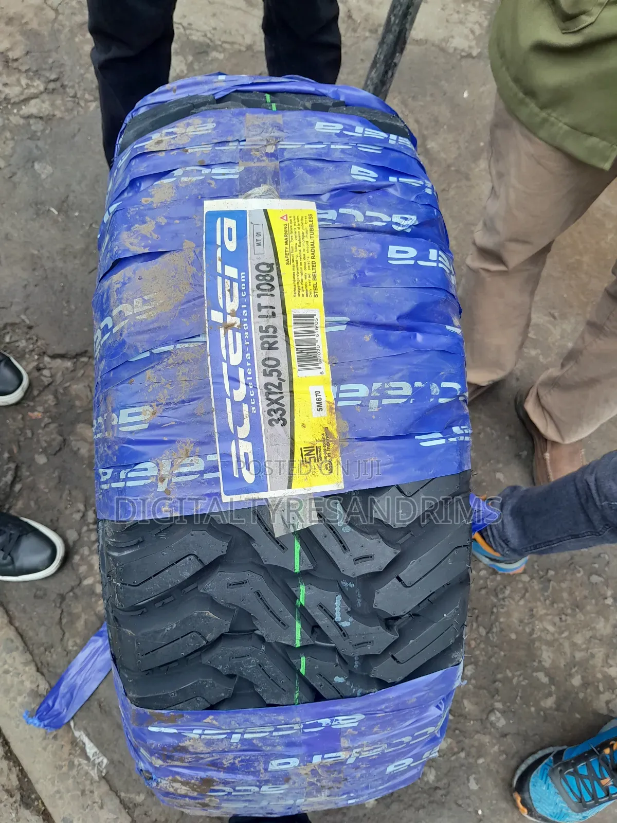 33×12.5 R15 Accelera Tyres Brand New Made in Indonesia