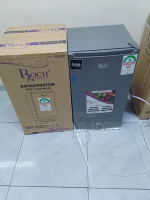 Fridge Roch 90 Litres Mini Refrigerator~Dark Silver With 5 Yr Warranty