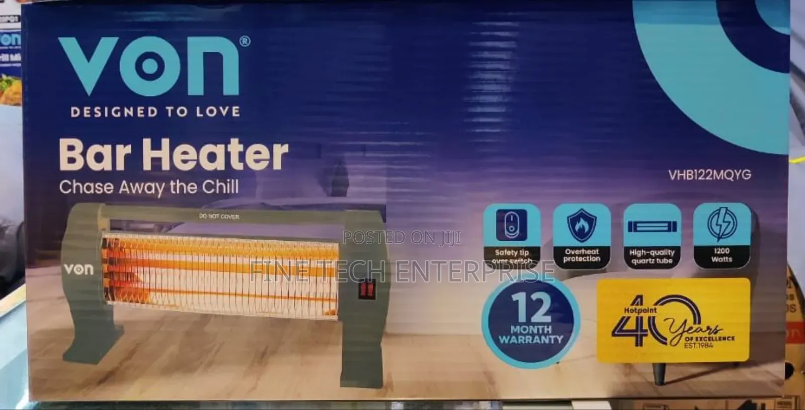 *Von Bar Heater 1200w