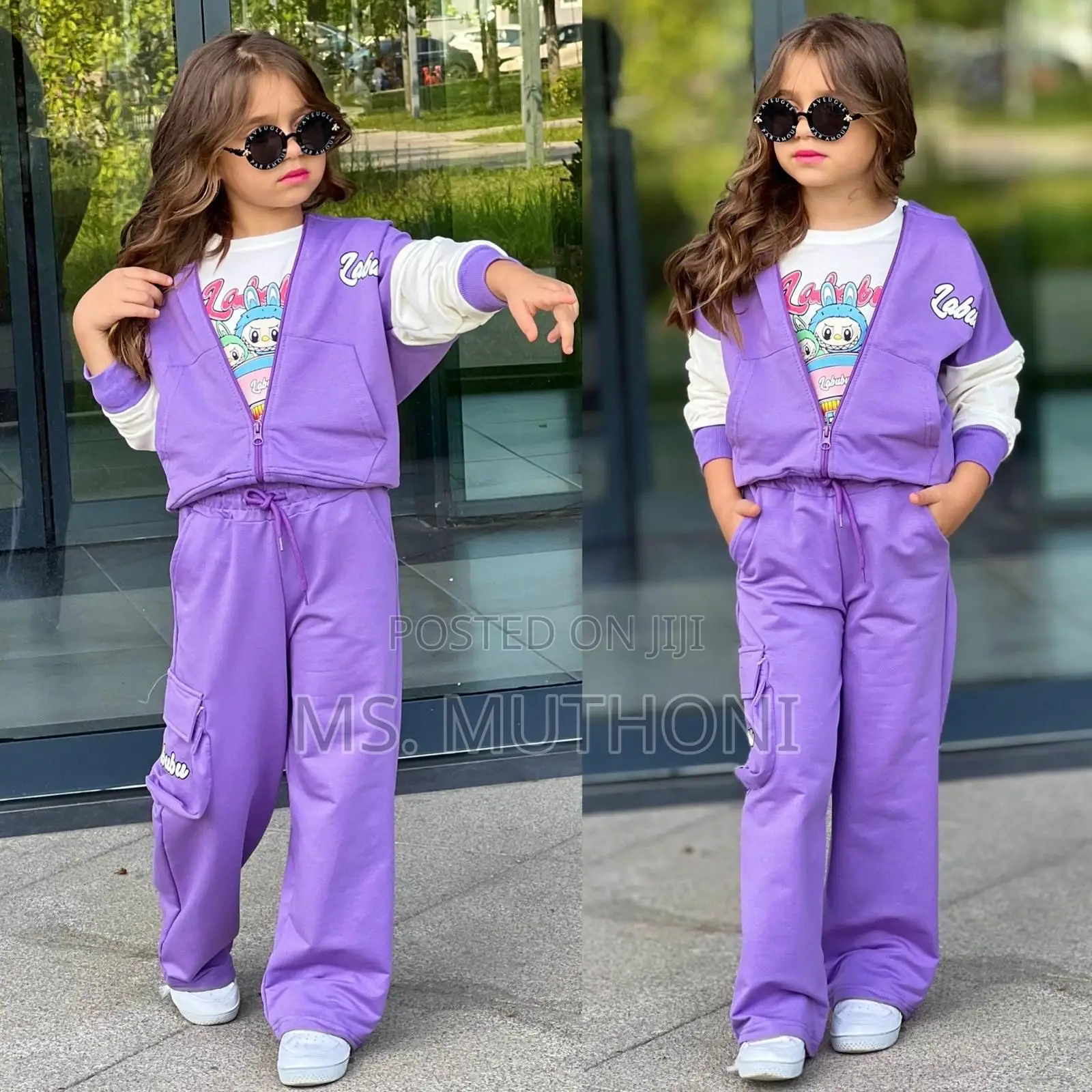Beautiful Girls Colorful 3 Piece Trucksuit 3-11 Years