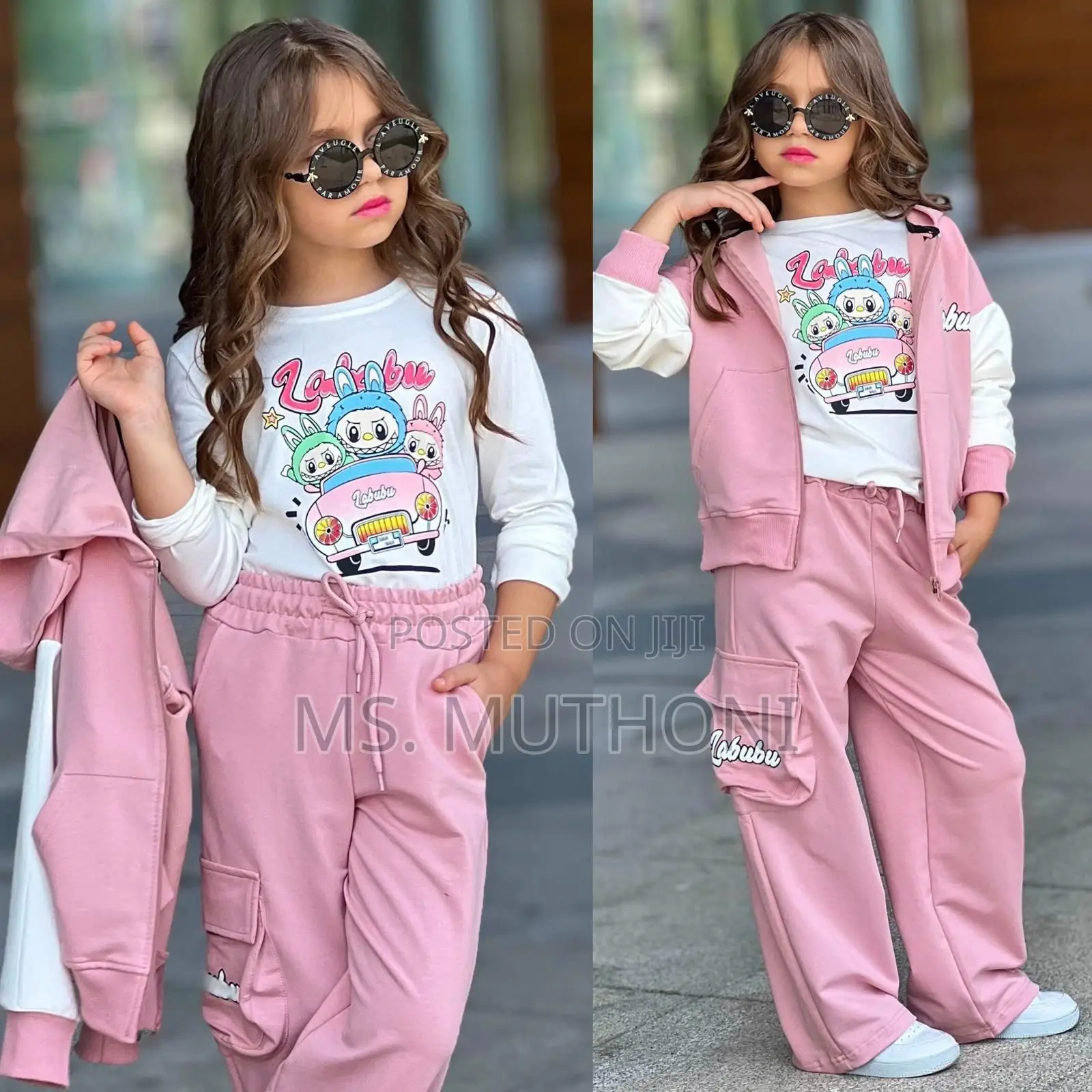 Beautiful Girls Colorful 3 Piece Trucksuit 3-11 Years