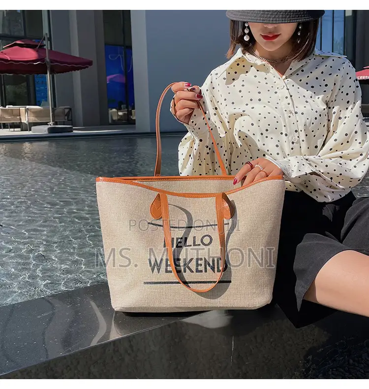 Quality Weekend Business Casual Tote Bag With Zip