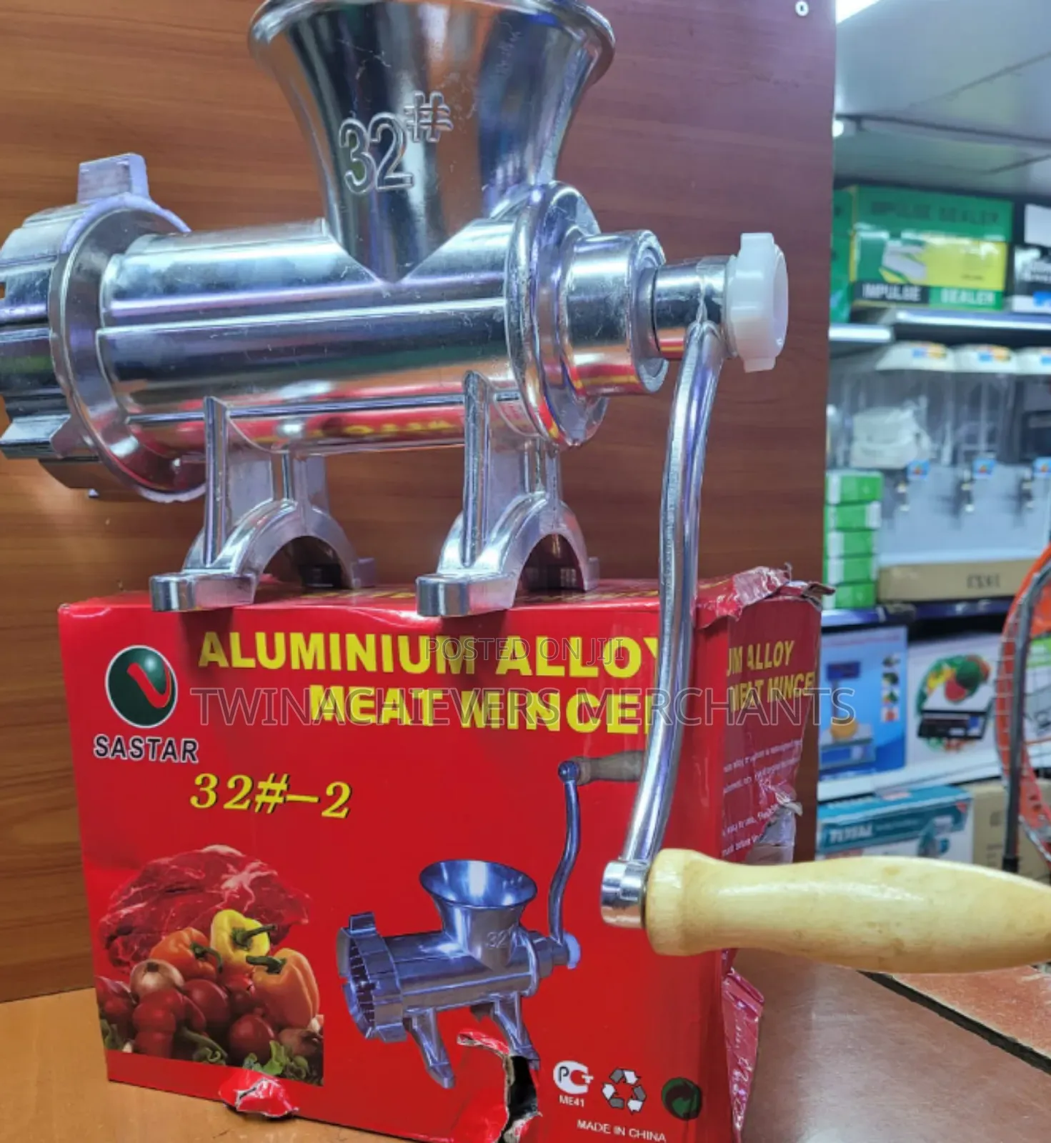 Meat Mincer,Aluminium Alloy Manual Meat Mincer #32