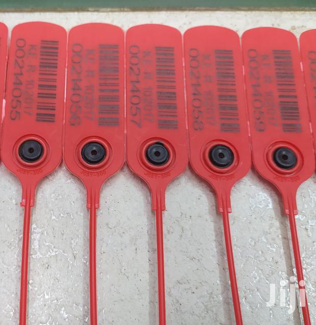 Plastic Seals Serialized Tamper Proof White/Yellow - thumbnail 4