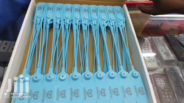 Plastic Seals Serialized Tamper Proof White/Yellow - thumbnail 3