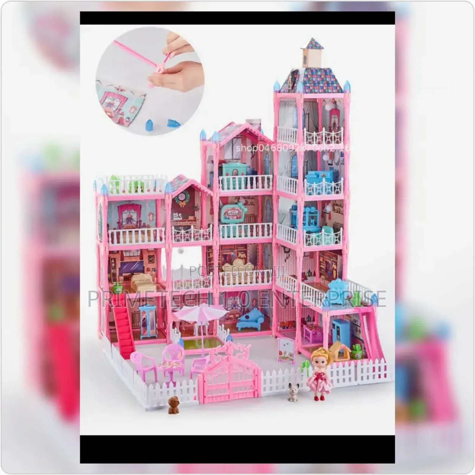 379 Pieces Kids Doll House