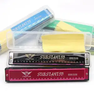 24 Holes Metallic Harmonica