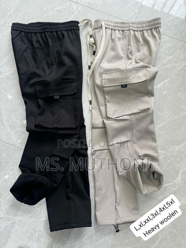 Warm Woolen Sweatpants / Joggers - thumbnail 3