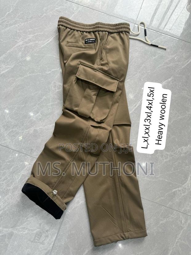 Warm Woolen Sweatpants / Joggers - thumbnail 4