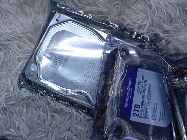 Computer/DVR 500gb Wd Purple Surveillance Hard Disk