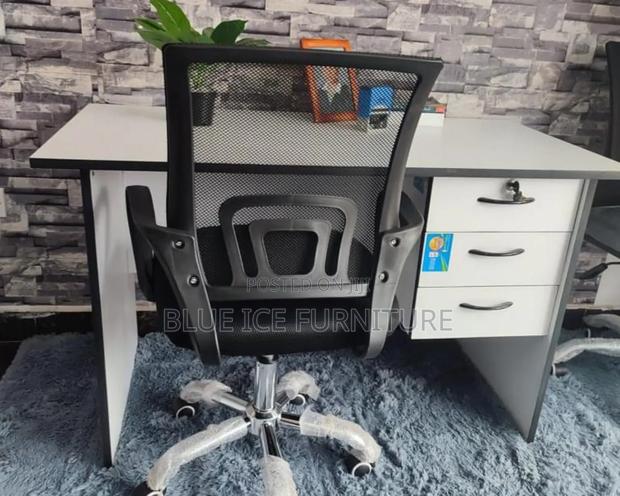 Elegant Office Desk and Chair - main view