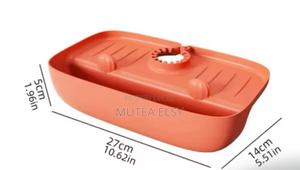 Green,Blue Peach Kitchen Sink Mat With Slope Design - thumbnail 2