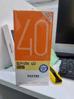 New Tecno Spark 40 Pro+ 256 GB Black
